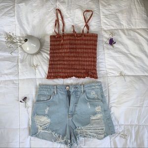 Adorable orange Forever 21 picnic top 🧺🏌🏻‍♀️